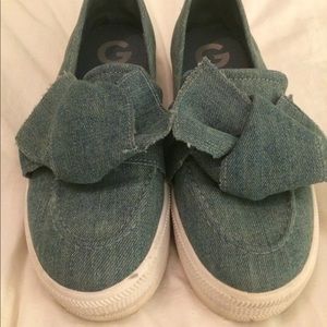 🍀 Guess denim platform sneakers
